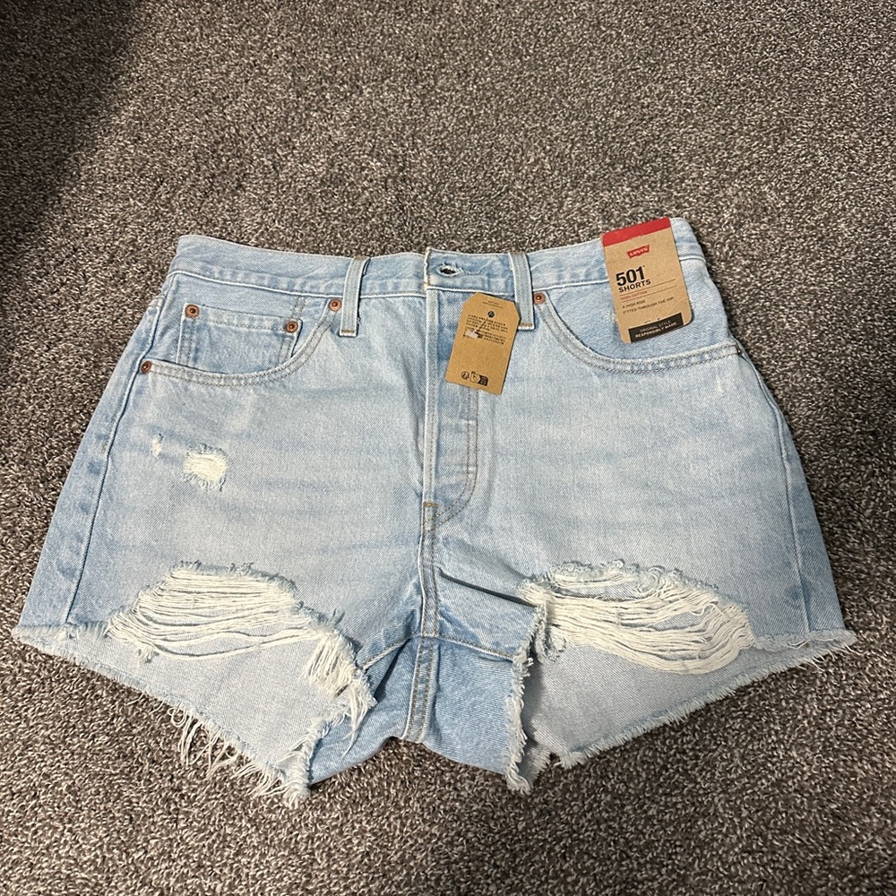 Levi's Light Blue Women's Denim Shorts